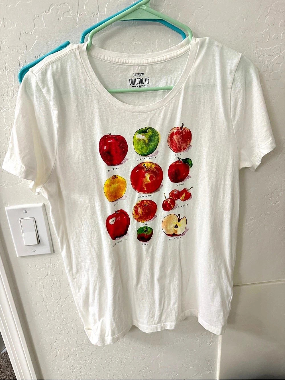 J.Crew Collector Tee Apple Graphic Short Sleeve Tee Like New